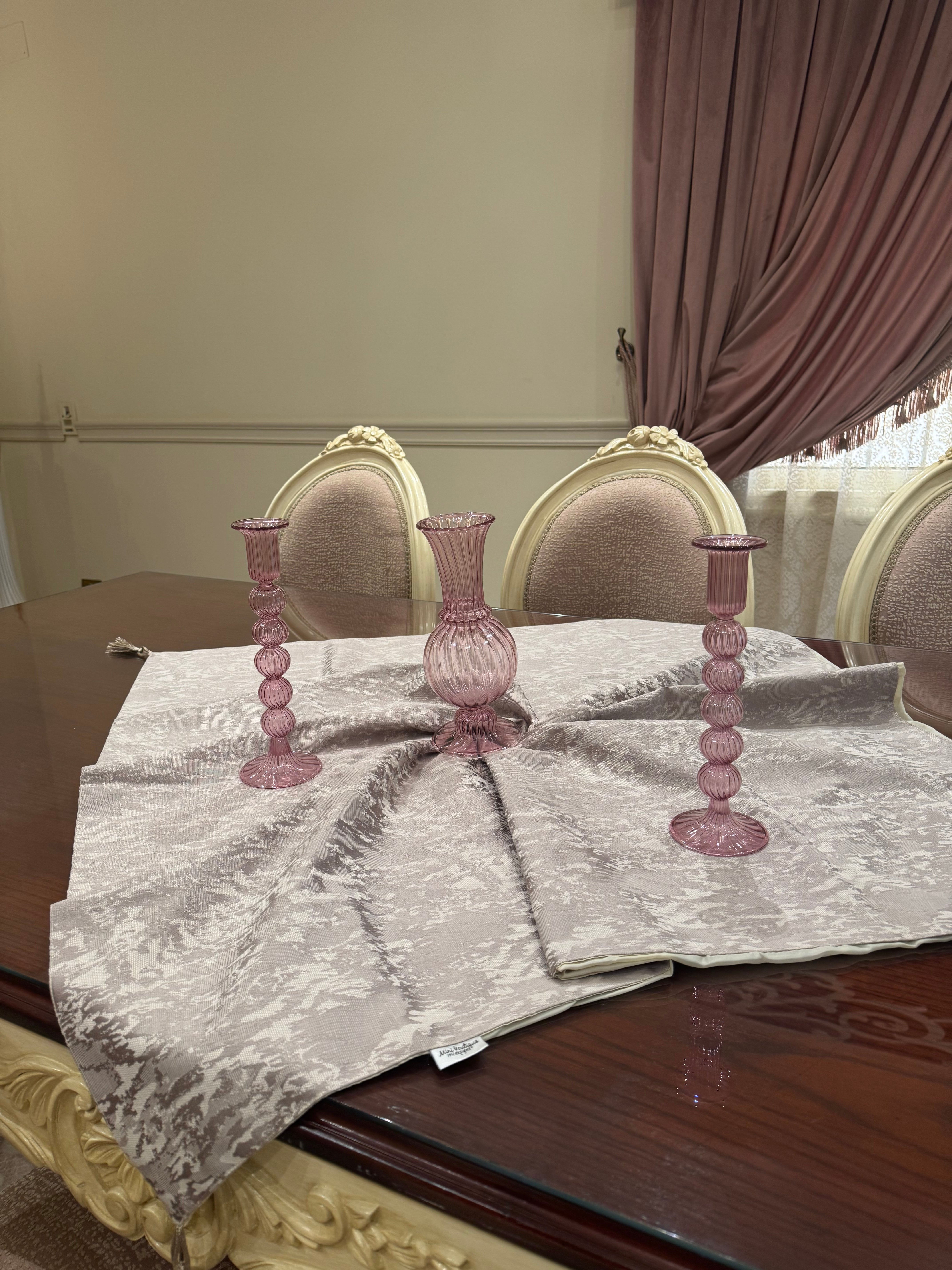 Wooded cafe table cloth