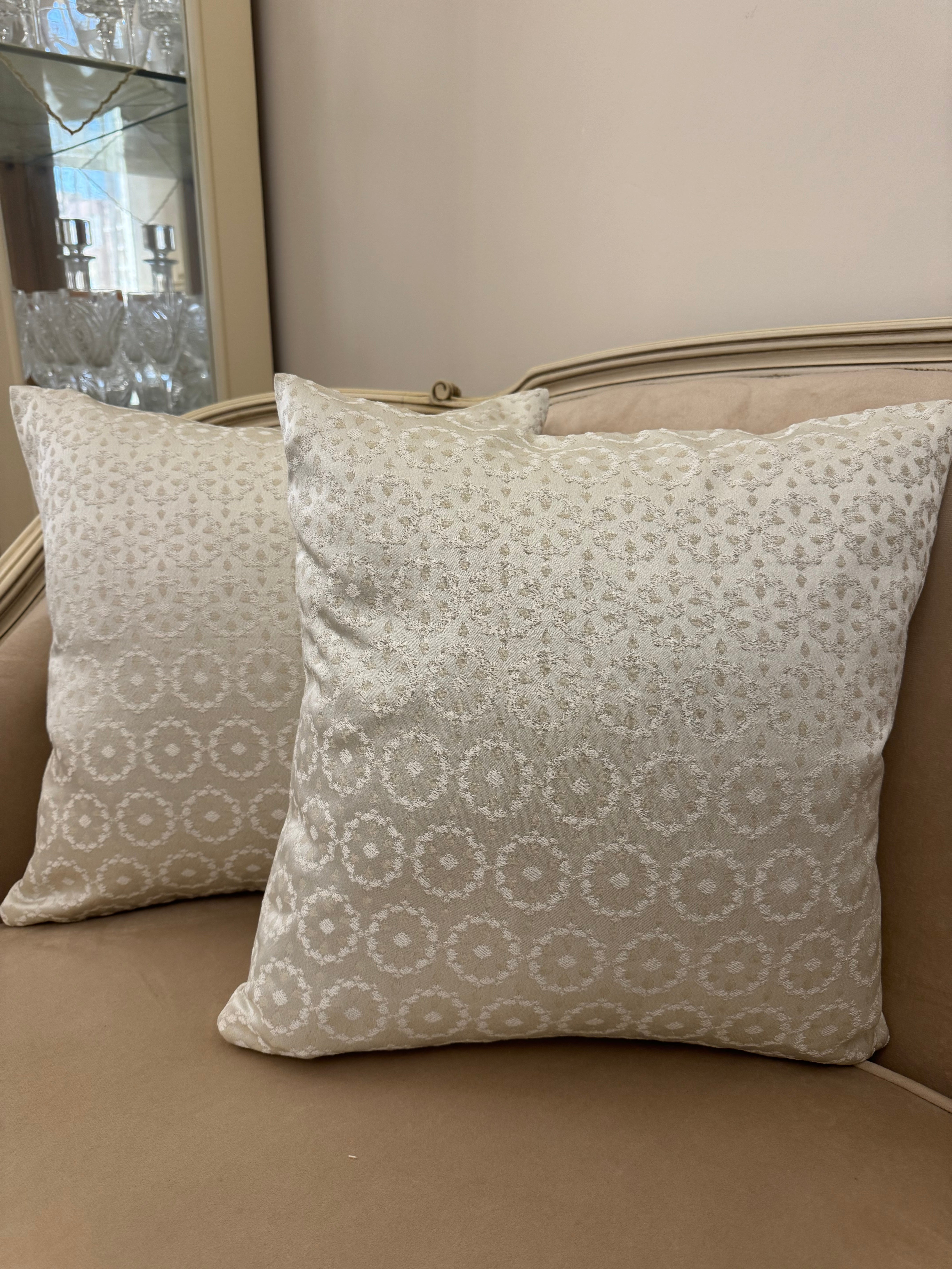 Ivory touch cushion cover