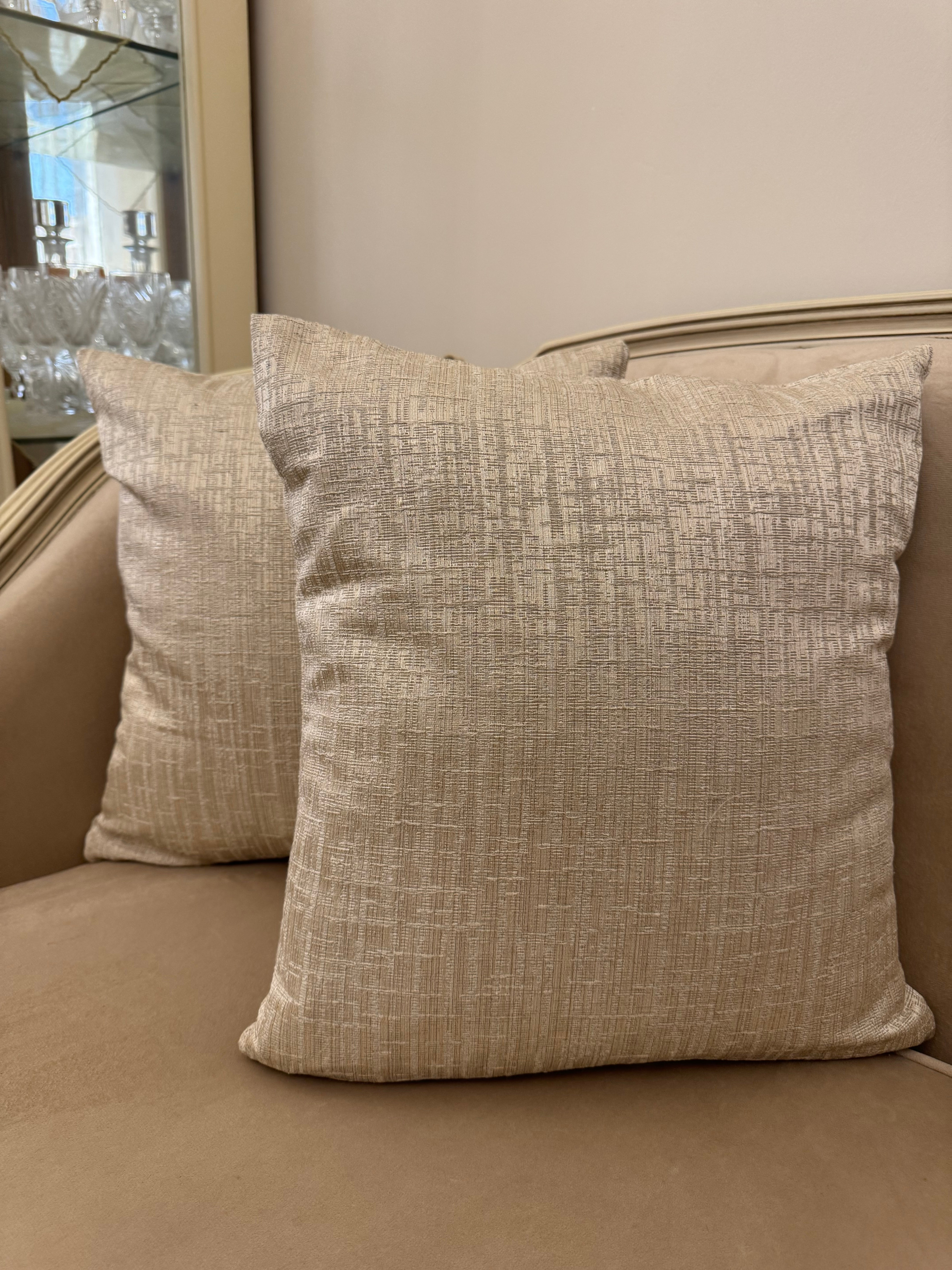 Royal gold cushion cover