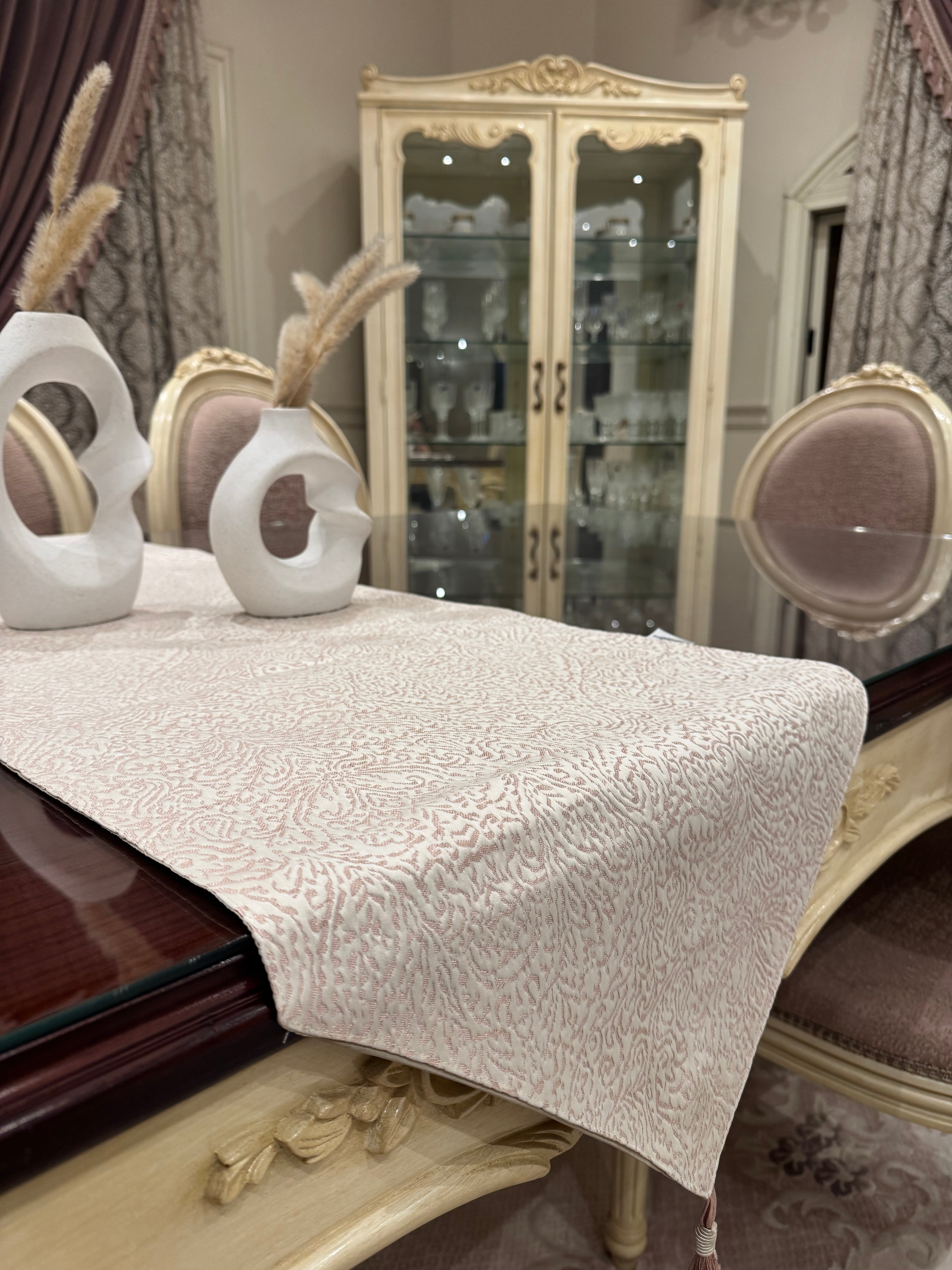 Offwhite*cashmere runner