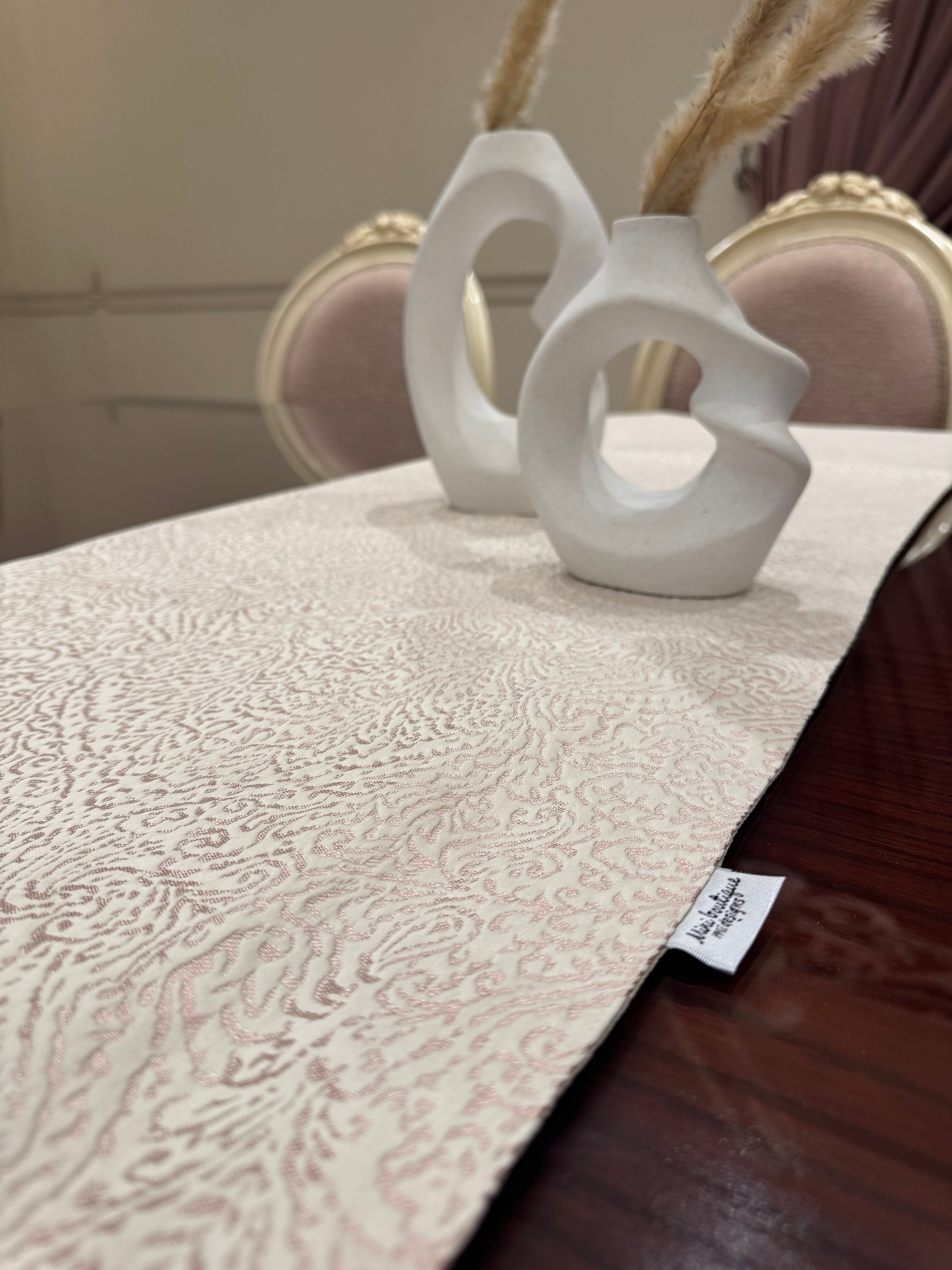 Offwhite*cashmere runner