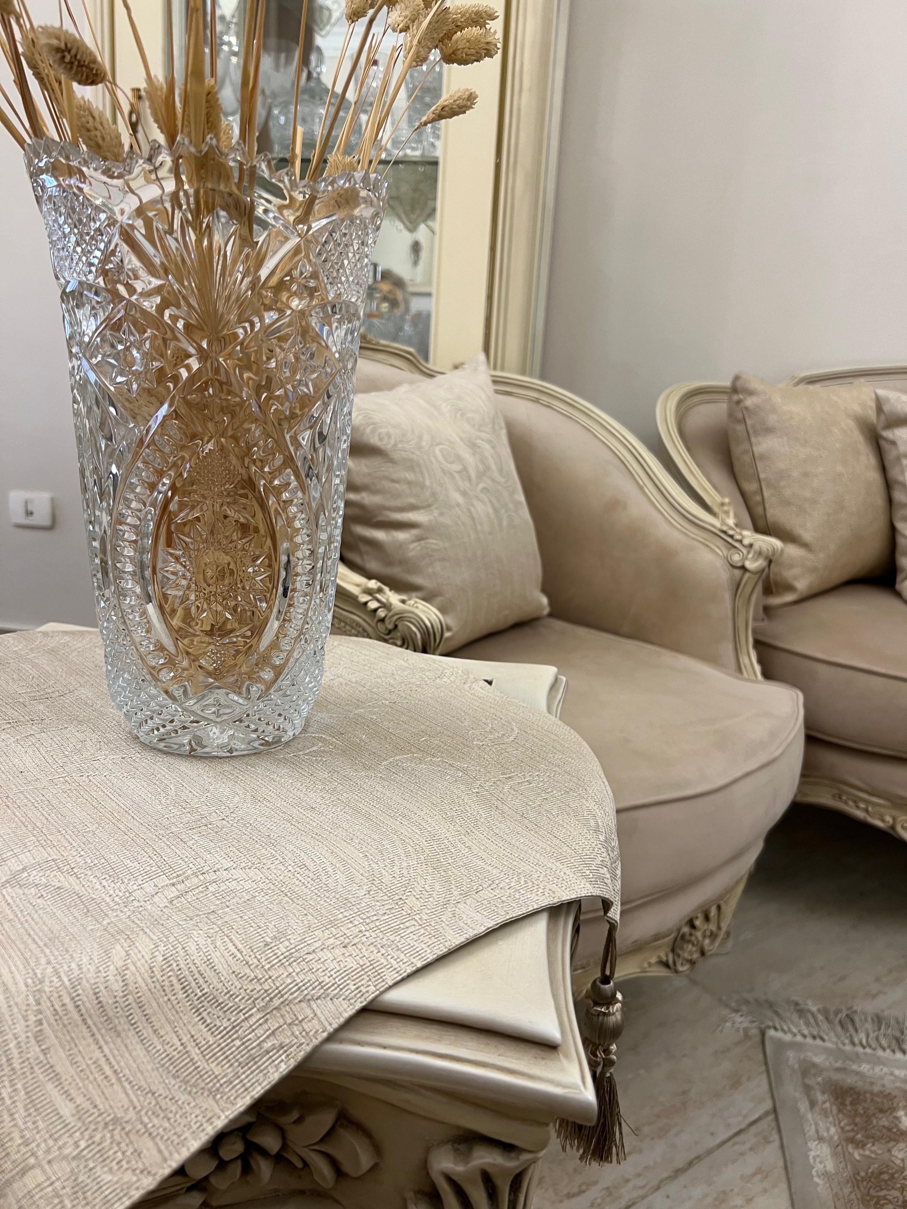 Wooded Gold Table Runner