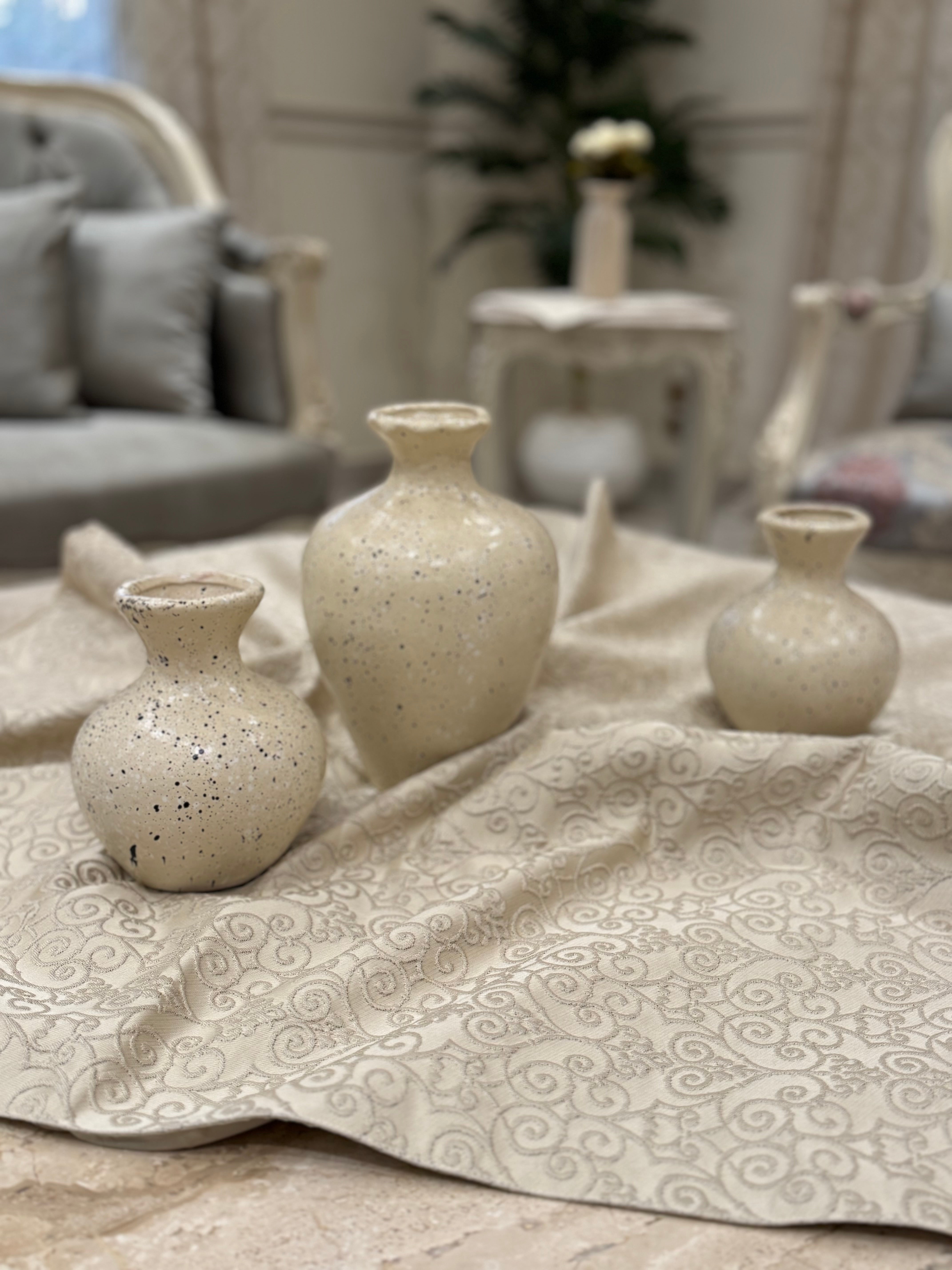 Ivory grace table runner