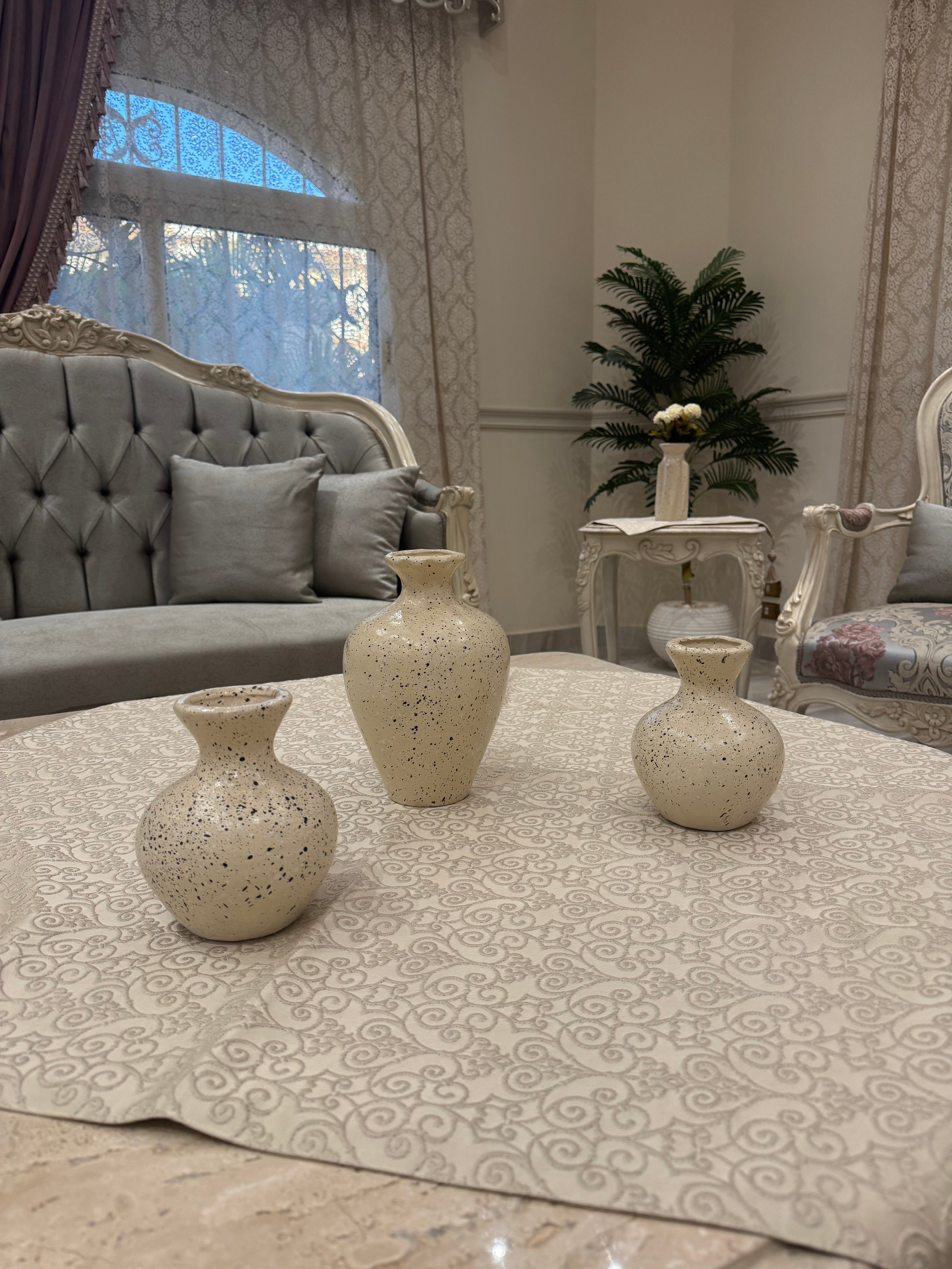 Ivory grace table runner