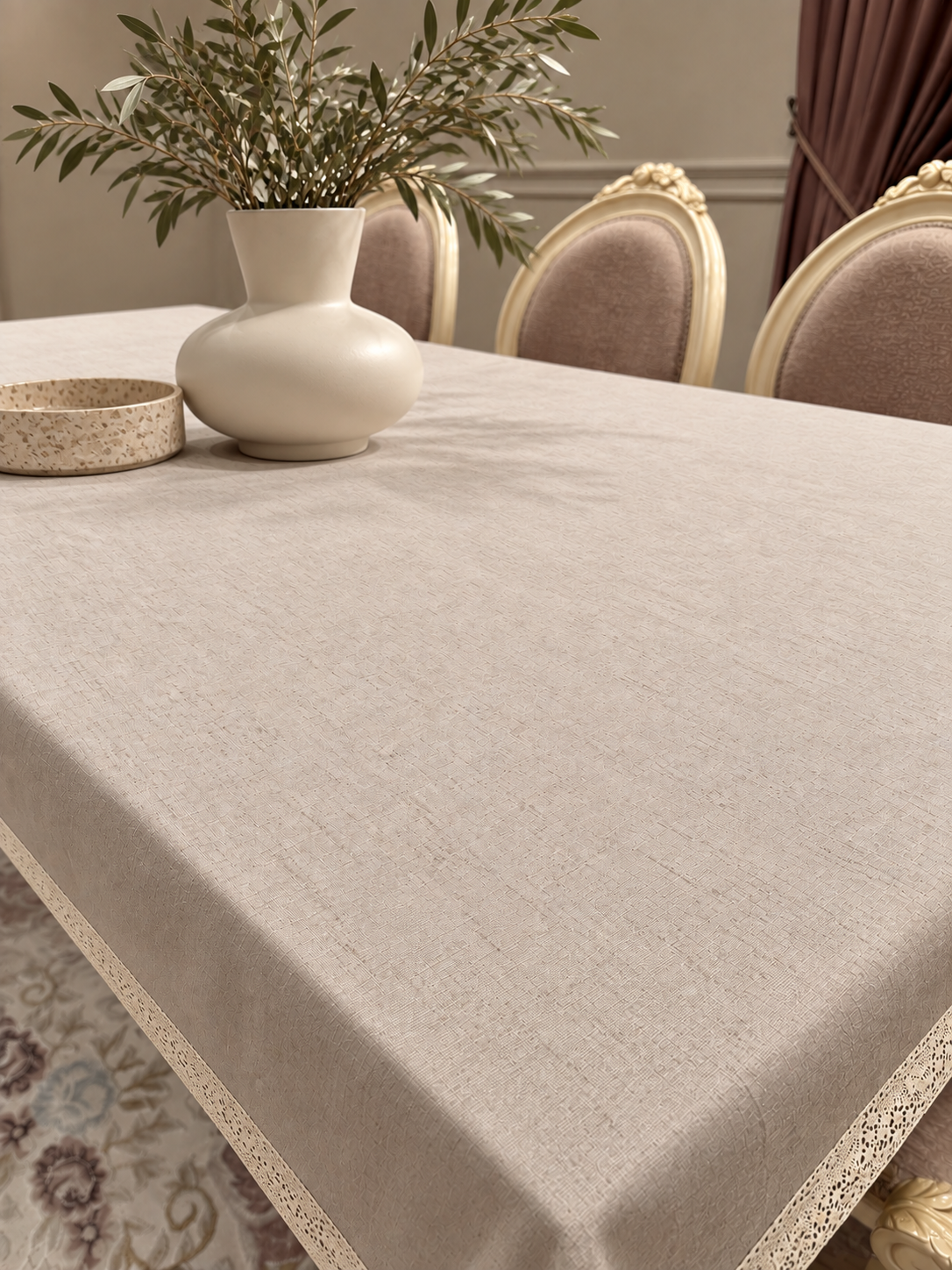 Vintage lace table cloth