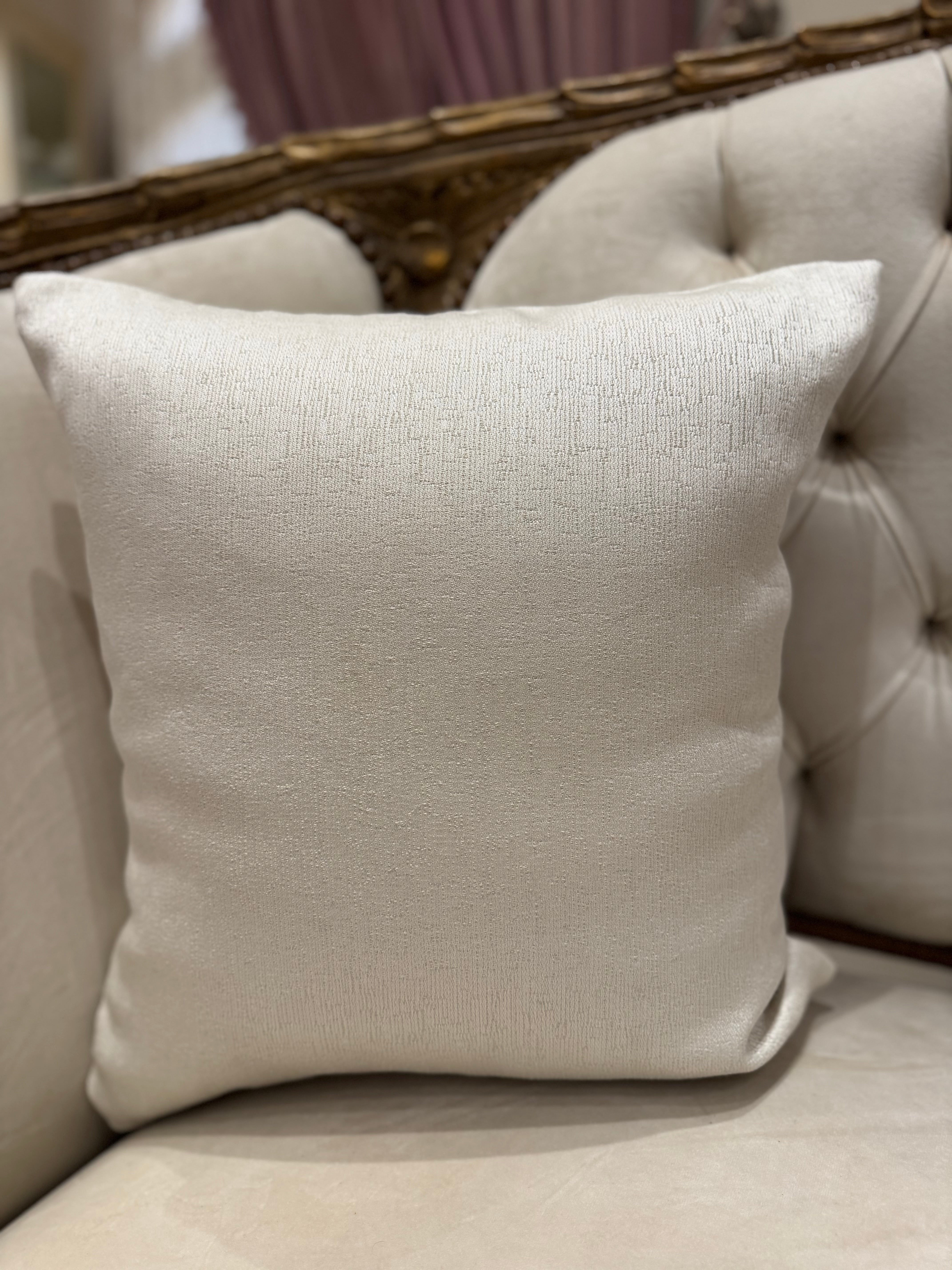 Plain greish cushion cover